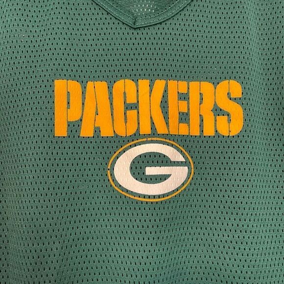 Green Bay Packers Youth Mesh Aaron Rodgers 12 Practice Jersey Soze Medium - Picture 2 of 9